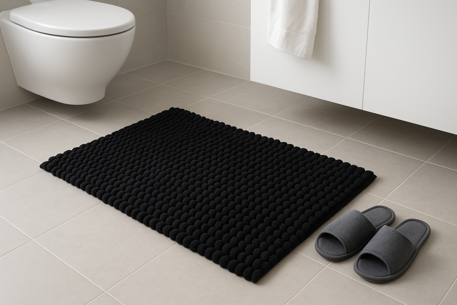 Handmade Cotton Chenille Bathmat – Anti-Skid | Ultra-Soft |