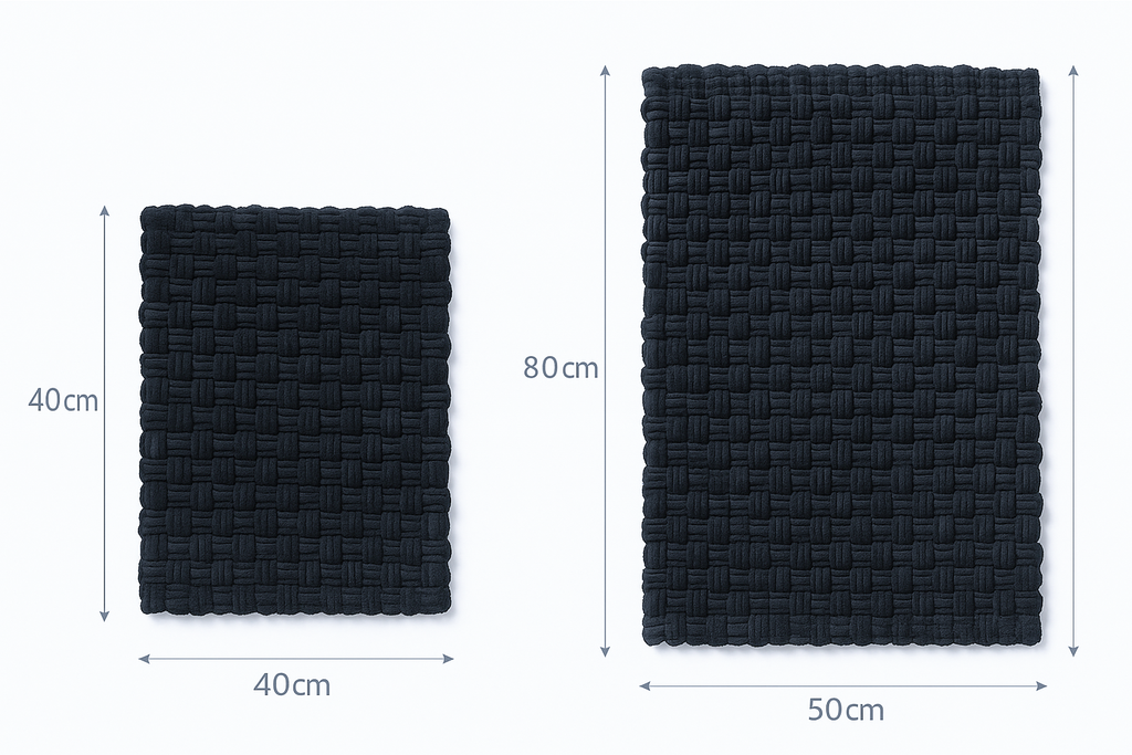 Cotton Bath & Door Mat | Handmade Elegance in Every Thread