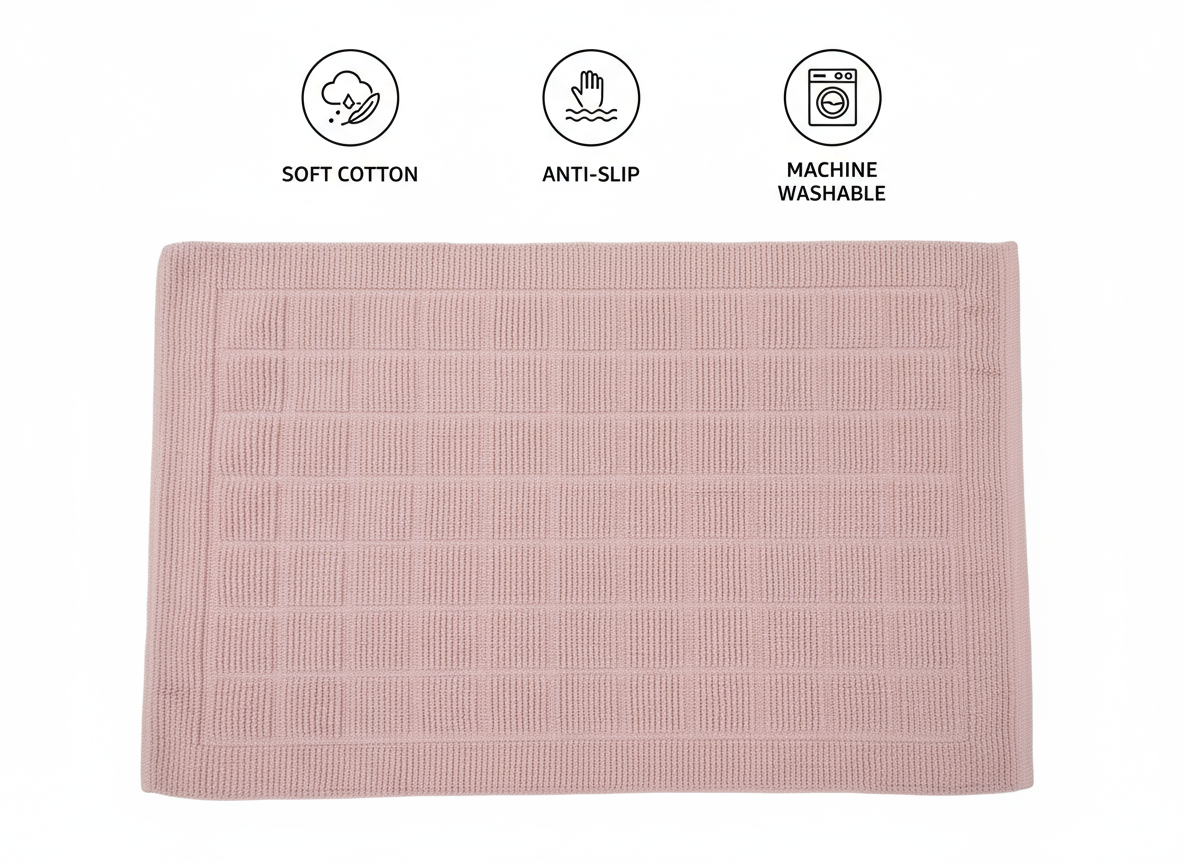Versatile Cotton Bath & Door Mat